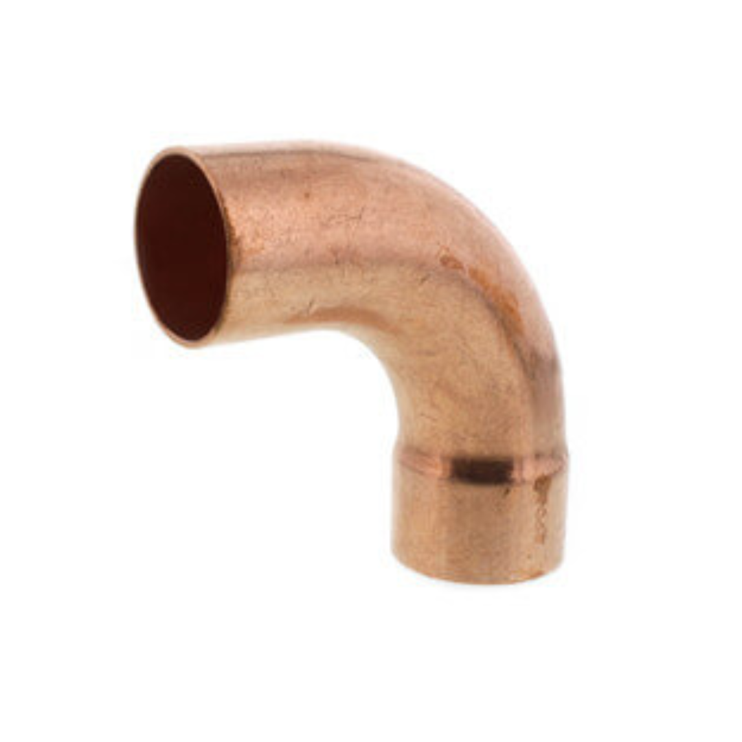 1-5/8" OD ACR FTG x Copper 90° Long Turn Street Elbow