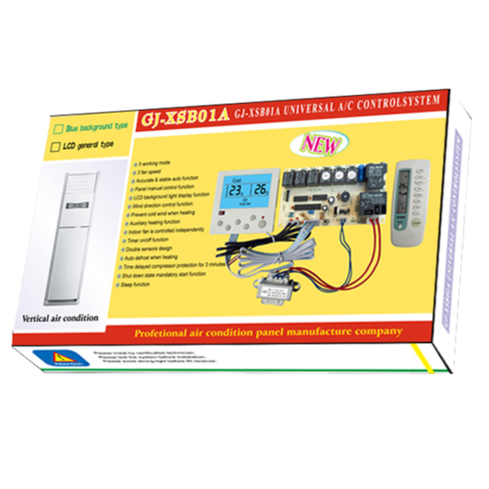 GJXSB01A Universal Air Conditioner PCB Board with AC Remote Control System