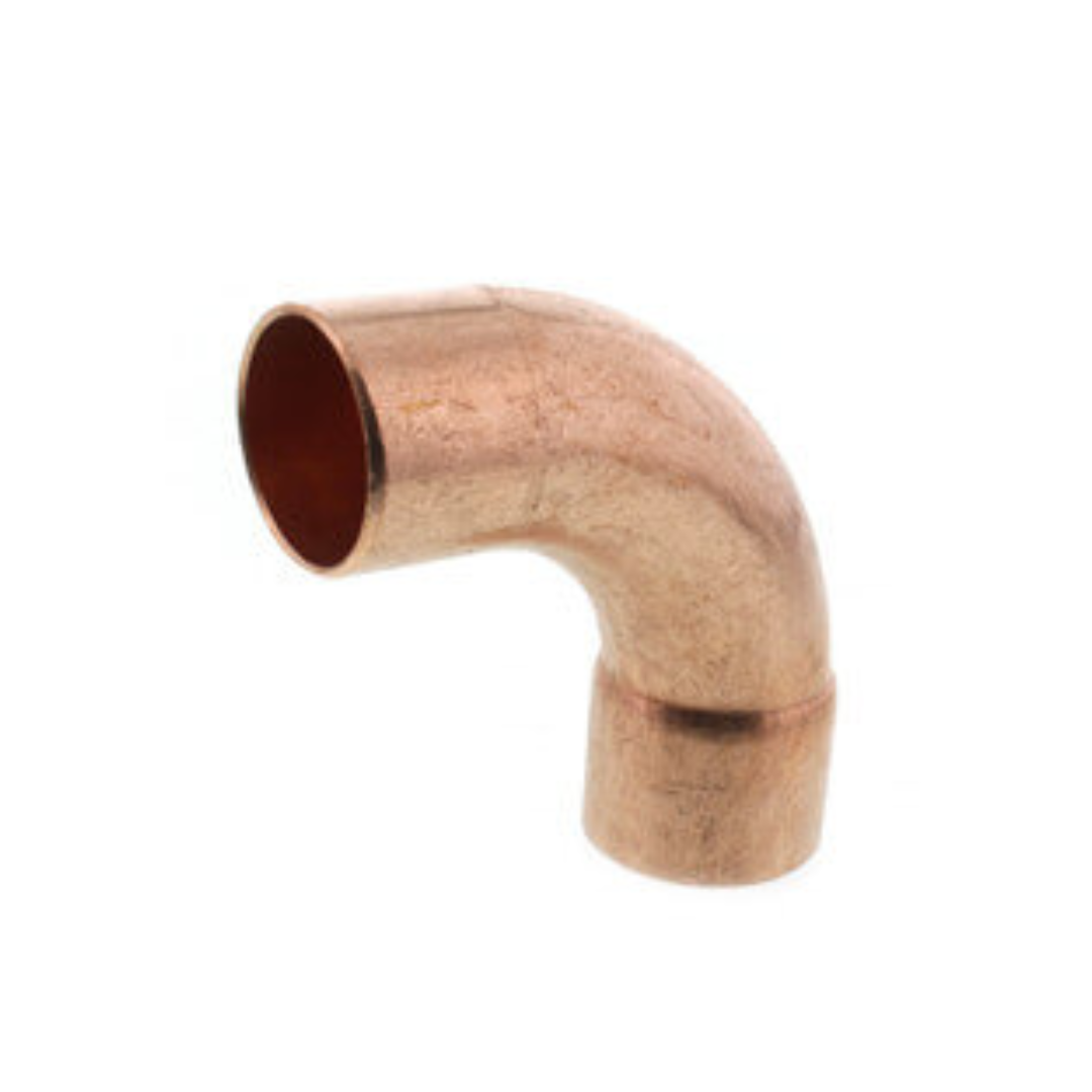 1-3/8" OD ACR FTG x Copper 90° Long Turn Street Elbow
